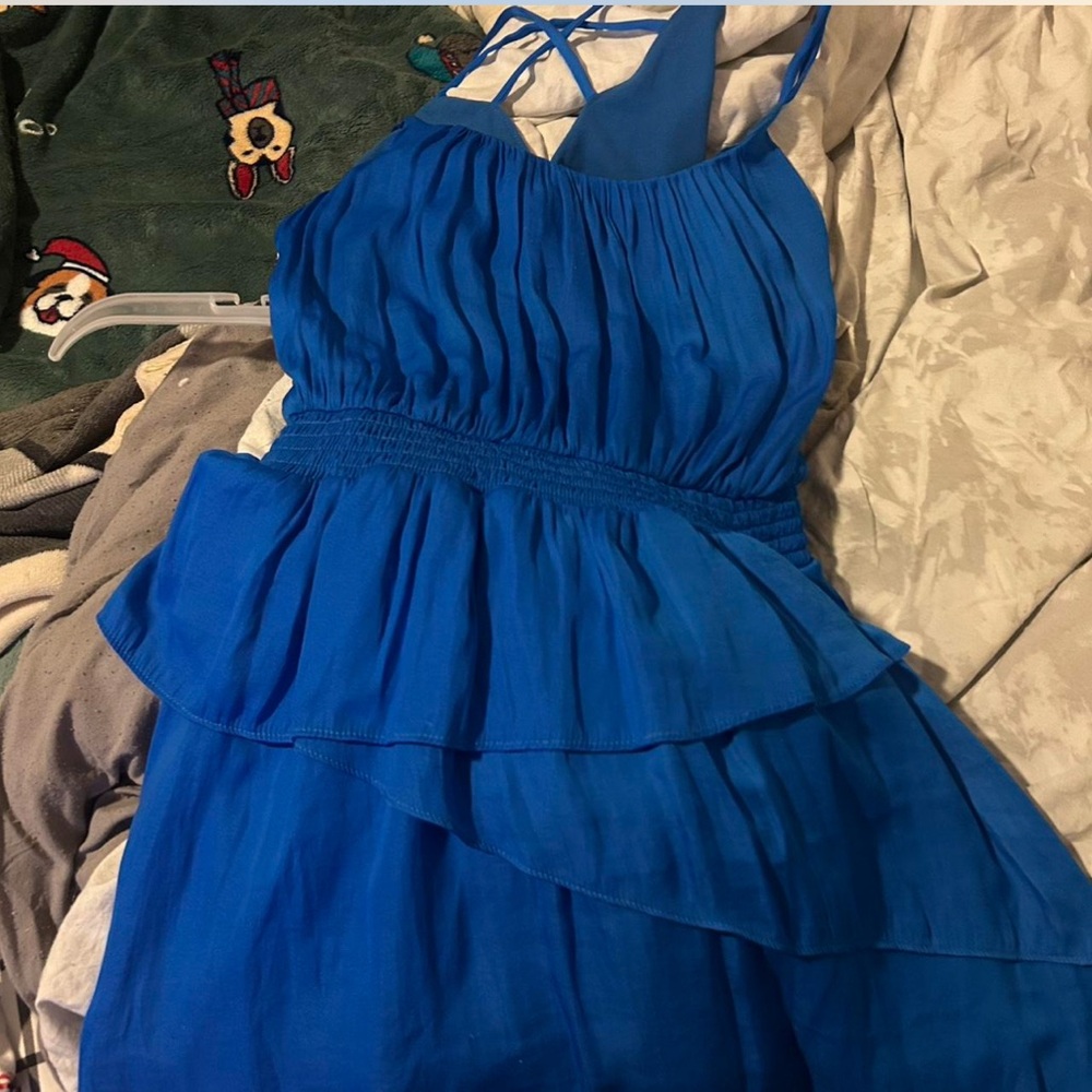 DO+BE Vibrant Blue Layered Dress